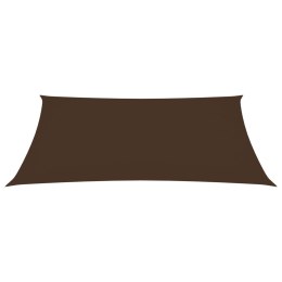 VidaXL Prostokątny żagiel ogrodowy, tkanina Oxford, 2,5x3,5 m, brązowy