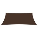 VidaXL Prostokątny żagiel ogrodowy, tkanina Oxford, 3,5x4,5 m, brązowy