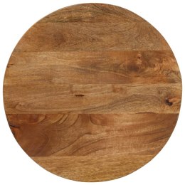 VidaXL Blat stołu, Ø 50x2,5 cm, okrągły, lite drewno mango