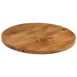 VidaXL Blat stołu, Ø 50x2,5 cm, okrągły, lite drewno mango