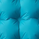 VidaXL Materac samopompujący z poduszką, 1-osobowy, niebieski
