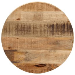VidaXL Blat stołu, Ø 50x2,5 cm, okrągły, surowe drewno mango