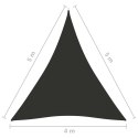 VidaXL Żagiel ogrodowy, tkanina Oxford, trójkątny, 4x5x5 m, antracyt