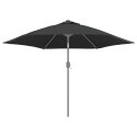VidaXL Zamienne pokrycie do parasola ogrodowego, antracytowe, 300 cm