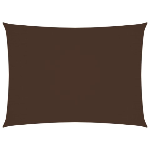 VidaXL Prostokątny żagiel ogrodowy, tkanina Oxford, 2x3,5 m, brązowy