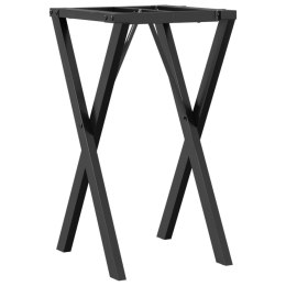 VidaXL Nogi do stołu, w kształcie litery X 40x40x73 cm, żeliwo