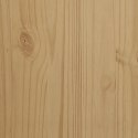 VidaXL Szafka FLORO, woskowy brąz, 114x43x74 cm, lite drewno sosnowe