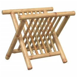 VidaXL Stojak na czasopisma, 42x30,5x34,5 cm, bambus