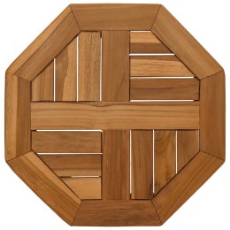 VidaXL Blat do stolika, 40x40x2,5 cm, ośmiokątny, lite drewno tekowe