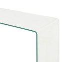 VidaXL 2-częściowy stolik kawowy, 90x30x20/110x30x40 cm, szkło