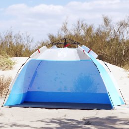 VidaXL Namiot plażowy, 2-os., niebieski, wodoszczelny