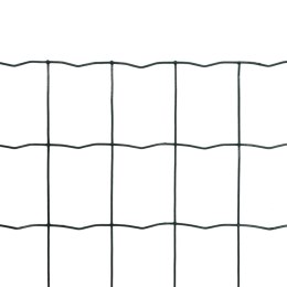 VidaXL Euro ogrodzenie, stalowe, 10 x 1,2 m, zielone