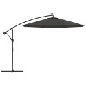 VidaXL Zamienne pokrycie parasola ogrodowego, antracytowe, 300 cm