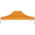 VidaXL Dach do namiotu imprezowego, 4,5 x 3 m, pomarańczowy, 270 g/m²