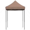 VidaXL Składany namiot imprezowy typu pop-up, brązowy, 200x200x306 cm