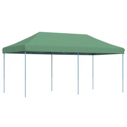 VidaXL Składany namiot imprezowy typu pop-up, zielony, 580x292x315 cm