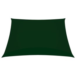 VidaXL Prostokątny żagiel ogrodowy, tkanina Oxford, 2x2,5 m, zielony