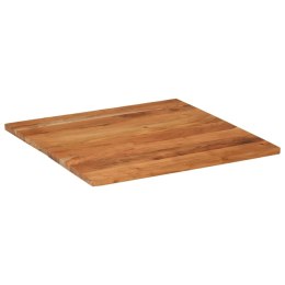 VidaXL Blat stołu, 70x70x2,5 cm, kwadratowy, lite drewno akacjowe