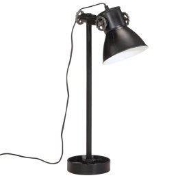 VidaXL Lampa stołowa, 25 W, czarna, 15x15x55 cm, E27