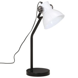VidaXL Lampa stołowa, 25 W, biała, 17x17x60 cm, E27