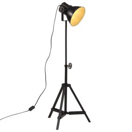VidaXL Lampa stołowa, 25 W, czarna, 35x35x65/95 cm, E27