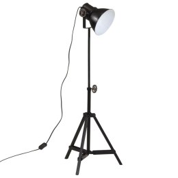 VidaXL Lampa stołowa, 25 W, czarna, 35x35x65/95 cm, E27