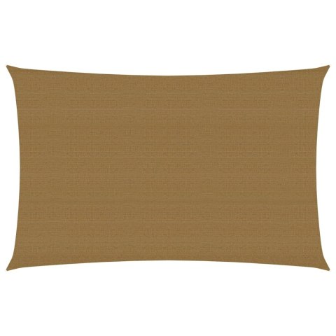 VidaXL Żagiel przeciwsłoneczny, 160 g/m², taupe, 5x7 m, HDPE