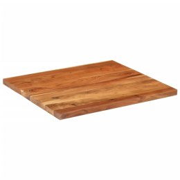VidaXL Blat stołu, 100x80x2,5 cm, prostokątny, lite drewno akacjowe
