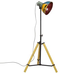 VidaXL Lampa stojąca, 25 W, wielokolorowa, 75x75x90-150 cm, E27