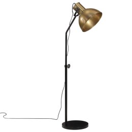 VidaXL Lampa stojąca, 25 W, antyczny mosiądz, 30x30x90-150 cm, E27