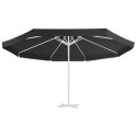 VidaXL Pokrycie do parasola ogrodowego, czarne, 500 cm