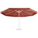 VidaXL Pokrycie do parasola ogrodowego, terakotowe, 500 cm