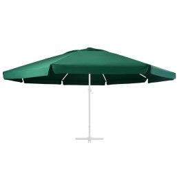 VidaXL Pokrycie do parasola ogrodowego, zielone, 600 cm