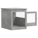 VidaXL Kojec dla psa, szarość betonu, 64,5x80x71 cm