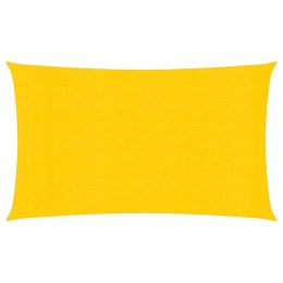 VidaXL Żagiel przeciwsłoneczny, 160 g/m², żółty, 3x6 m, HDPE
