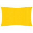VidaXL Żagiel przeciwsłoneczny, 160 g/m², żółty, 4x6 m, HDPE