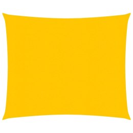 VidaXL Żagiel przeciwsłoneczny, 160 g/m², żółty, 4,5x4,5 m, HDPE