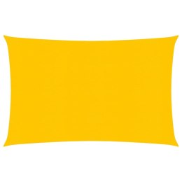 VidaXL Żagiel przeciwsłoneczny, 160 g/m², żółty, 4x5 m, HDPE