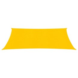 VidaXL Żagiel przeciwsłoneczny, 160 g/m², żółty, 2,5x5 m, HDPE