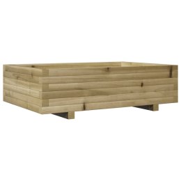 VidaXL Donica ogrodowa, 90x60x26,5 cm, impregnowane drewno sosnowe