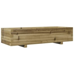 VidaXL Donica ogrodowa, 110x40x26,5 cm, impregnowane drewno sosnowe