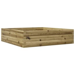 VidaXL Donica ogrodowa, 90x90x23 cm, impregnowane drewno sosnowe
