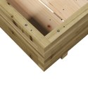 VidaXL Donica ogrodowa, 100x100x26,5 cm, impregnowane drewno sosnowe