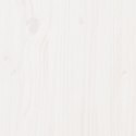 VidaXL Donica ogrodowa, biała, 90x90x26,5 cm, lite drewno sosnowe
