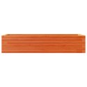VidaXL Donica ogrodowa, woskowy brąz, 110x40x23cm, lite drewno sosnowe