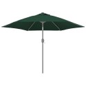 VidaXL Zamienne pokrycie do parasola ogrodowego, zielone, 300 cm