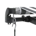 VidaXL Ręcznie zwijana markiza z LED, antracytowo-biała, 500x300 cm