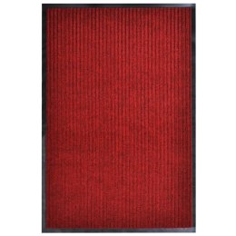 VidaXL Wycieraczka, czerwona, 117x220 cm, PVC