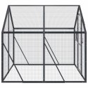 VidaXL Woliera, antracytowa, 1,79x2x1,85 m, aluminium