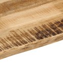 VidaXL Blat stołu z naturalną krawędzią, 110x40x3,8 cm, drewno mango